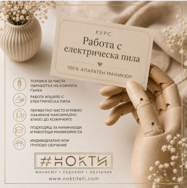 Работа с електрическа пила