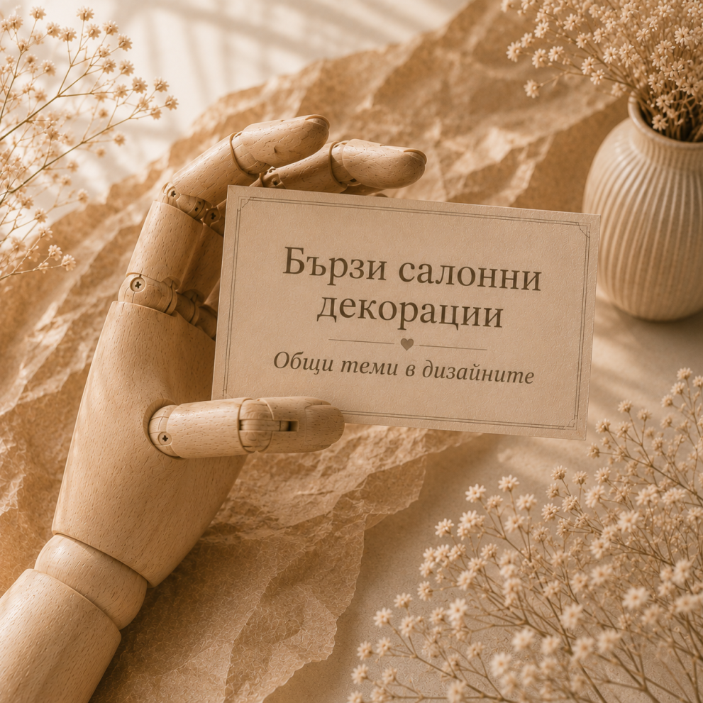 Бързи салонни декорации от #НОКТИ 26