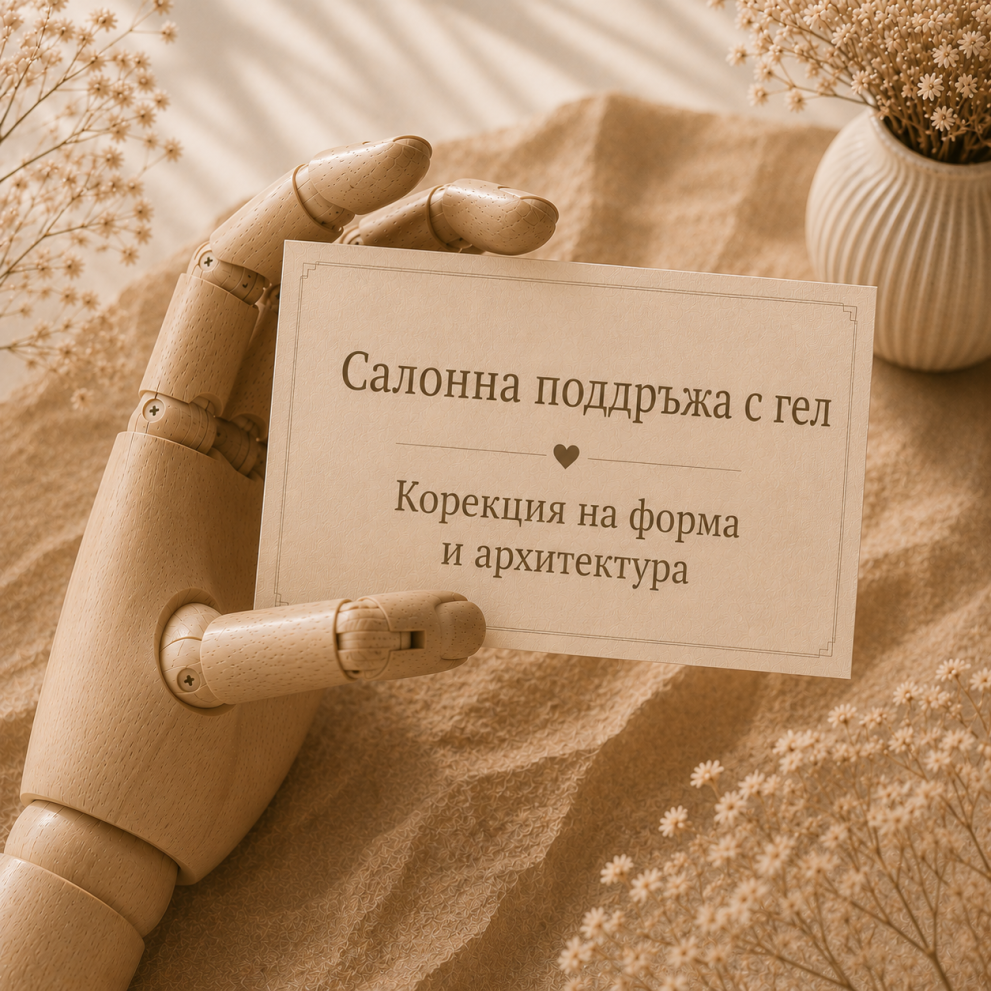 Поддръжка на гел в салонна работа от #НОКТИ 28